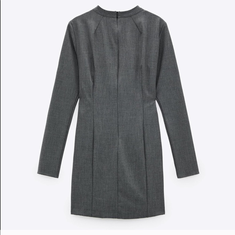 ZARA HOUNDSTOOTH DRESS - Picture 4 of 9